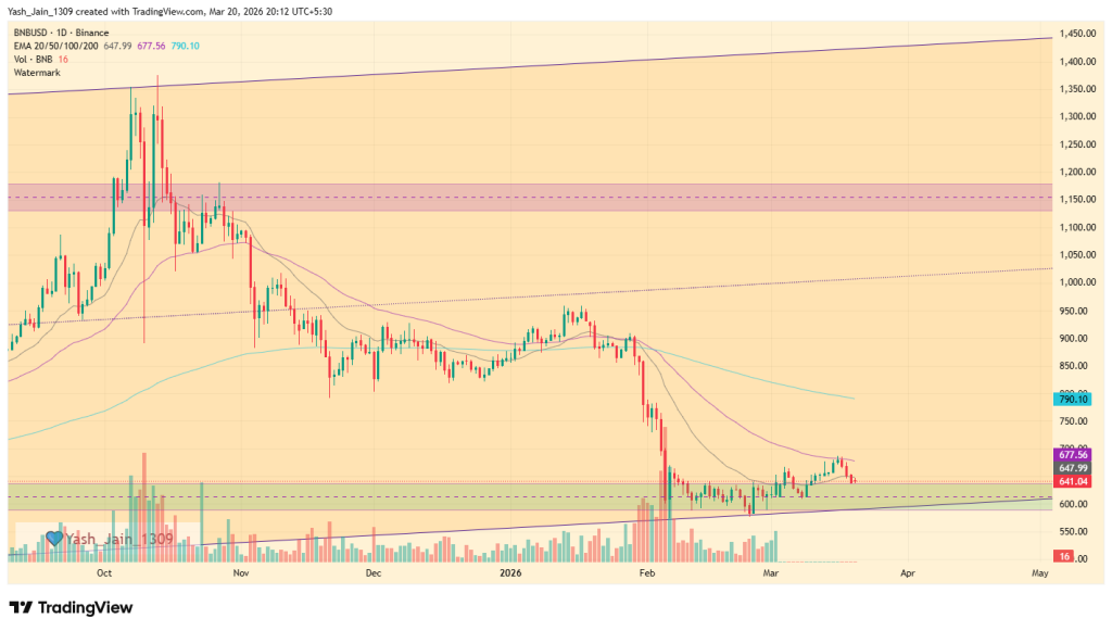 Binance Coin (BNB) Price Prediction March 2026