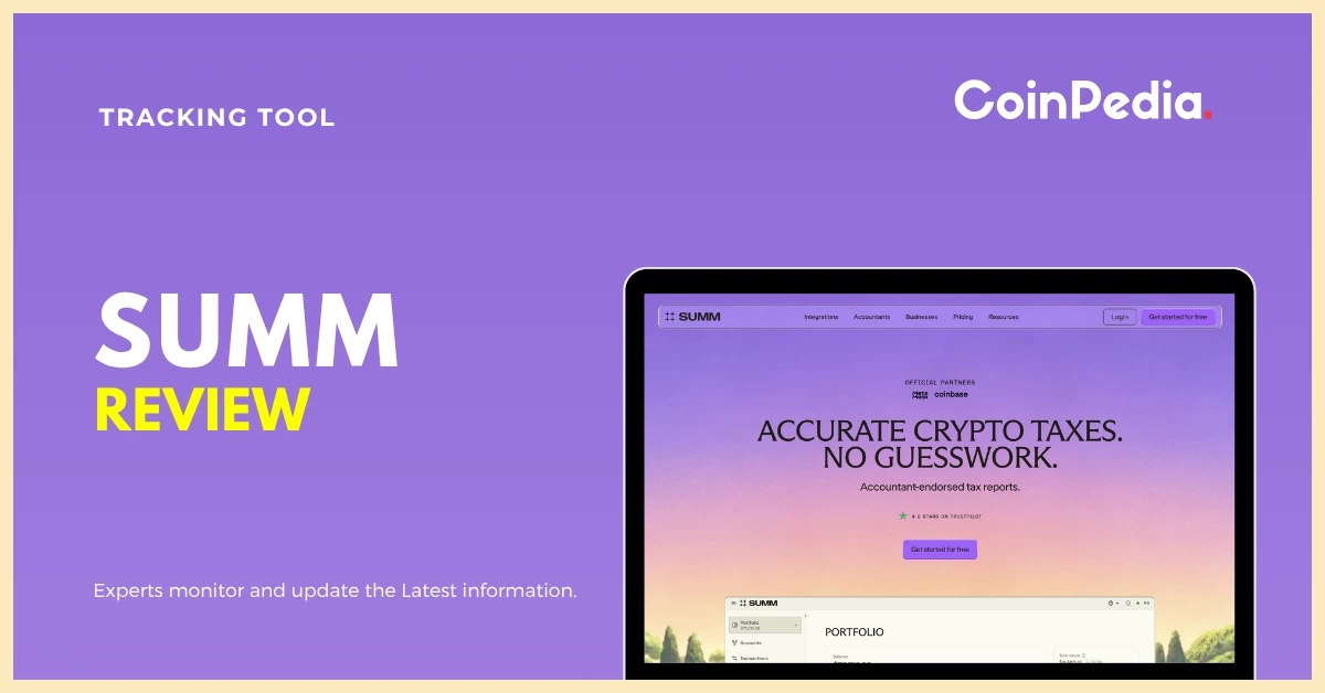 Summ Review – The Global Crypto Tax Platform with Thousands of Integrations