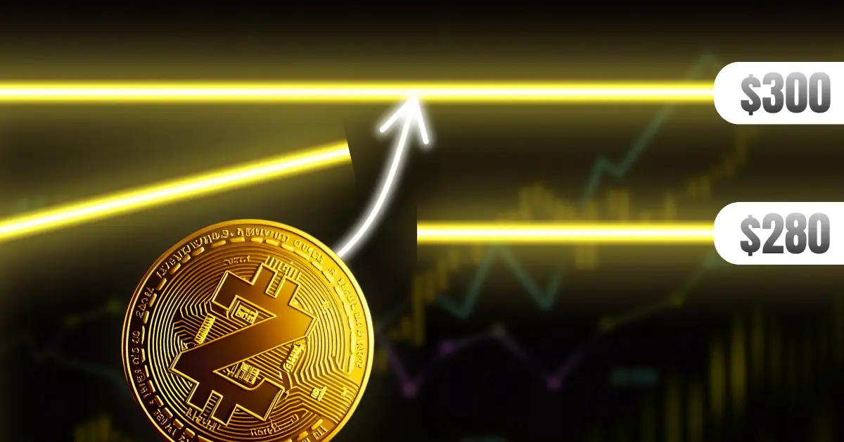 Zcash (ZEC) Price Nears Breakout Zone— Will a Rise to $280 Trigger a Trend Reversal Above $300?