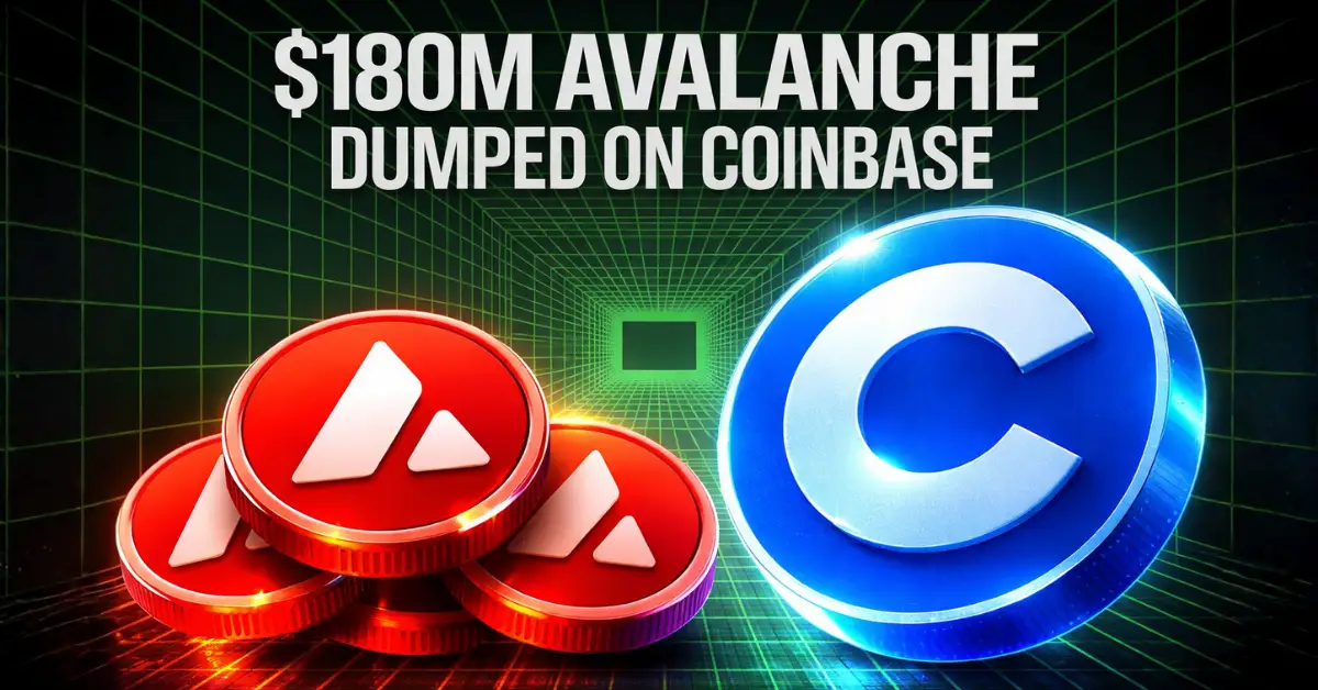 $180 Million Worth of AVAX Flows to Coinbase in Six Months; Users Ask ‘Why?’