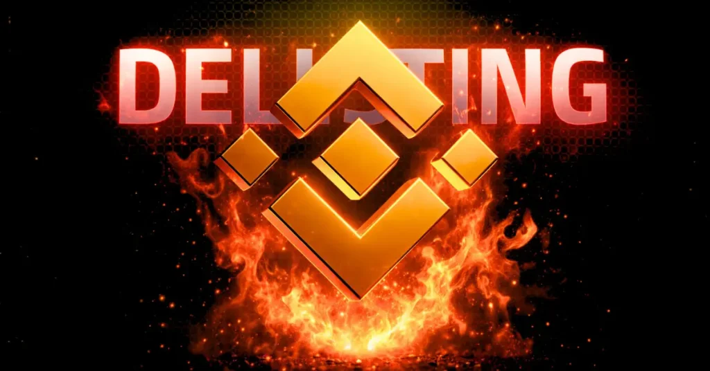 Binance to Delist Six Tokens This August