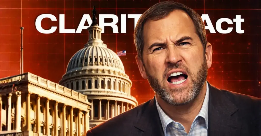 Ripple CEO Garlinghouse Says CLARITY Act Is Close as Frustration Peaks