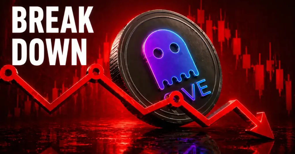 Is Aave Price About to Break Down On-Chain Data Flashes Bearish Signs