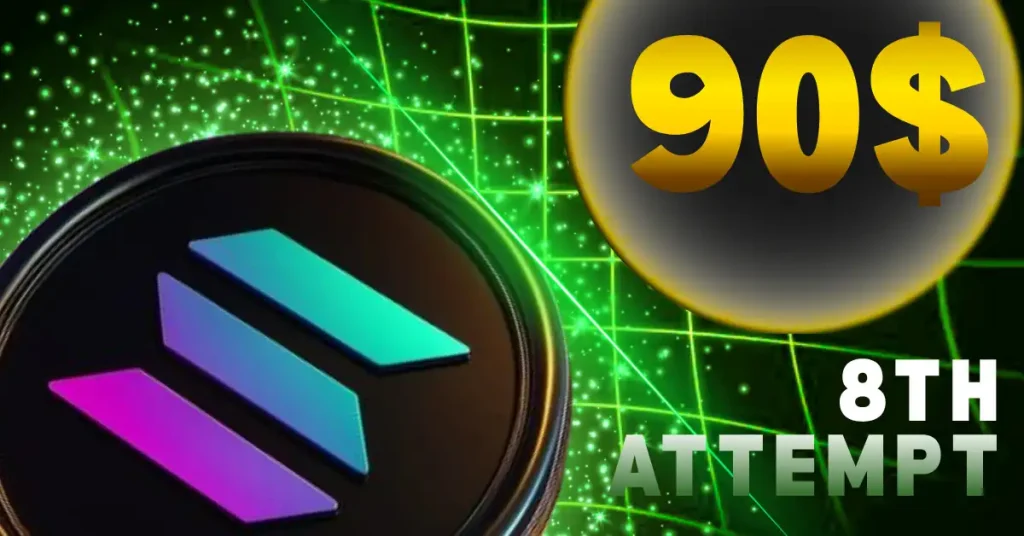 Solana Price Near $90 Again Will the 8th Attempt Finally Break Resistance