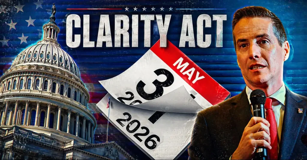 CLARITY Act May Pass by the End of May, Says Senator Moreno
