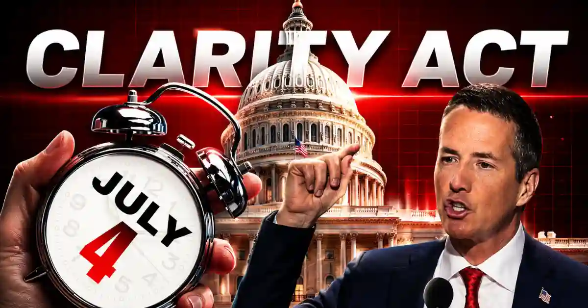 U.S. Senator Bernie Moreno said Clarity Act To be signed before July 4
