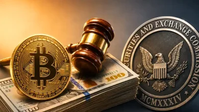 SEC and CFTC logos displayed over regulatory compliance graphics.