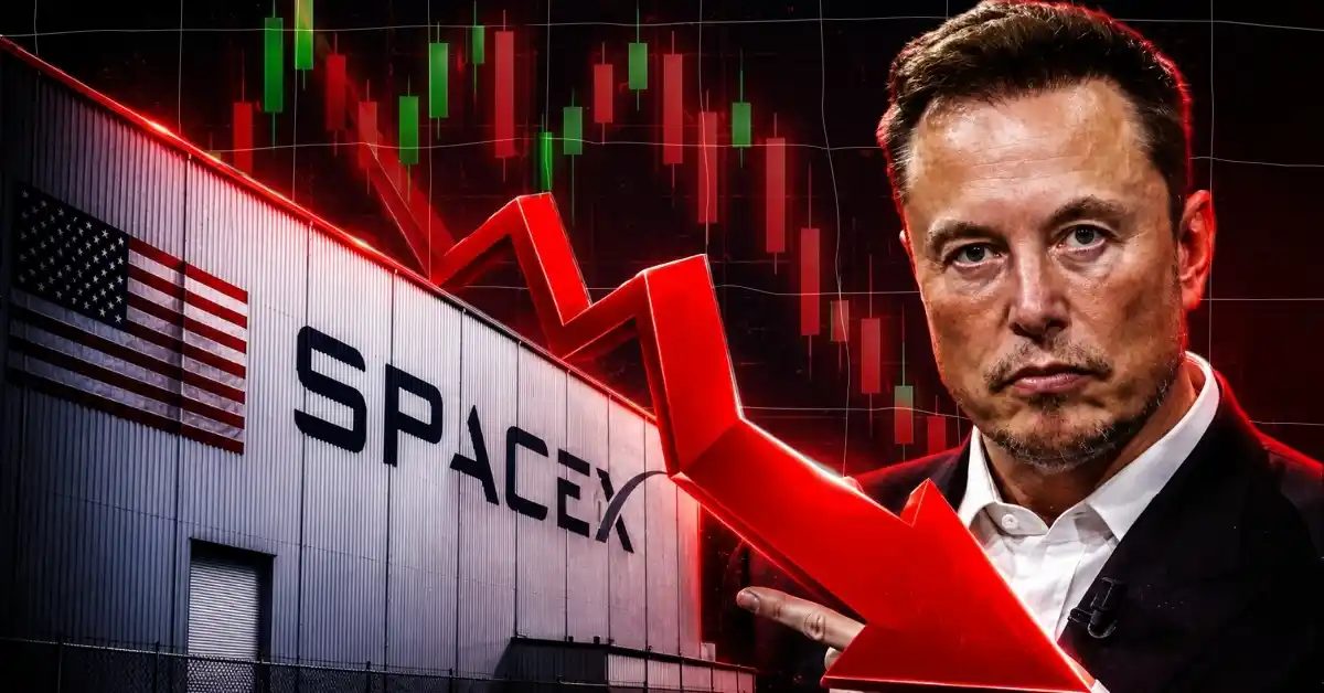 Why Is SpaceX Stock Crashing Today? $109B Share Unlock Sparks 12% Drop