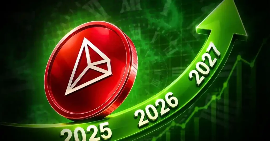 tron multi year bullish trend institutional adoption trx price reach 1 dollar