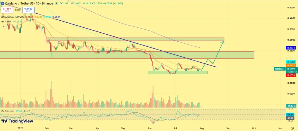 ADA price prediction