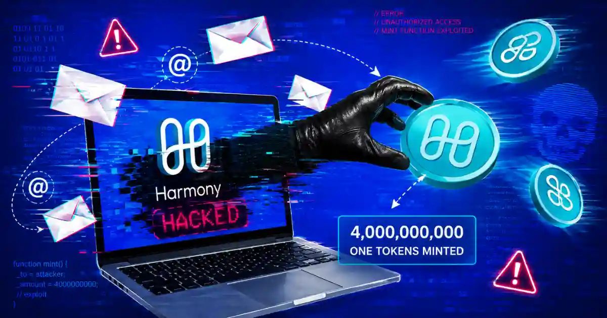 Harmony Protocol Hack: 4 Billion ONE Tokens Minted, Price Crashes 30%