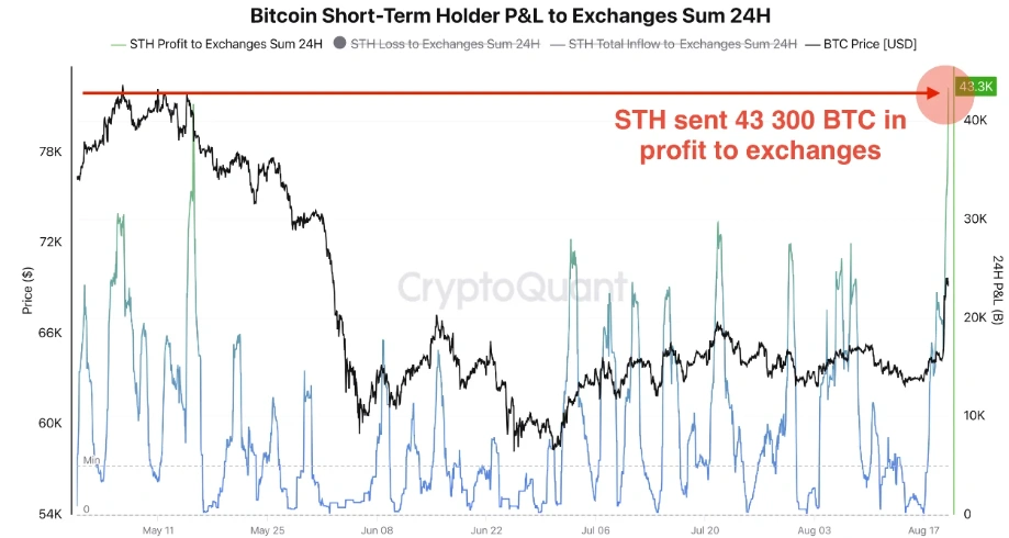 BTC on-chain data