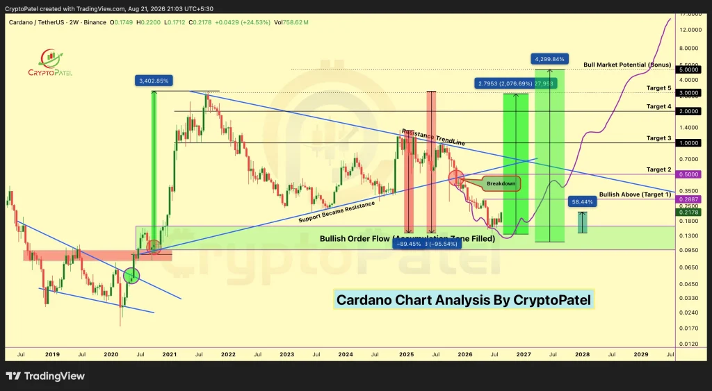 cardano chart