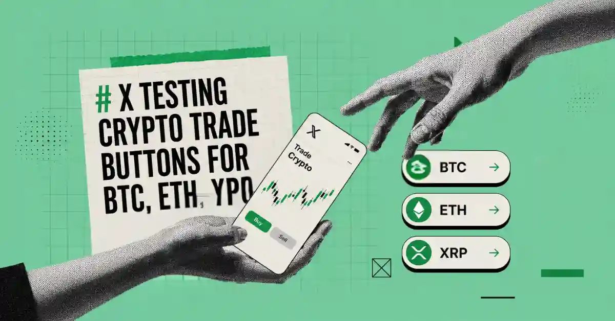 X Tests Crypto Trade Buttons for Major Digital Assets