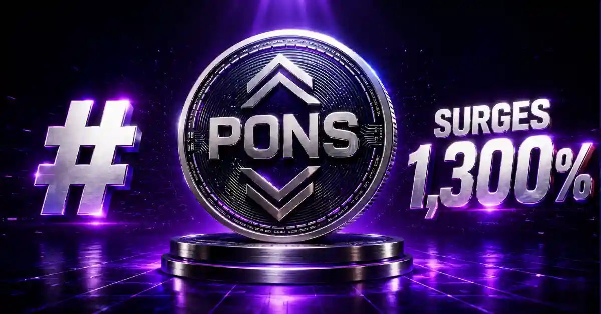 PONS Price Surges 1,300% in a Month—Is Robinhood Chain Growth Enough to ...