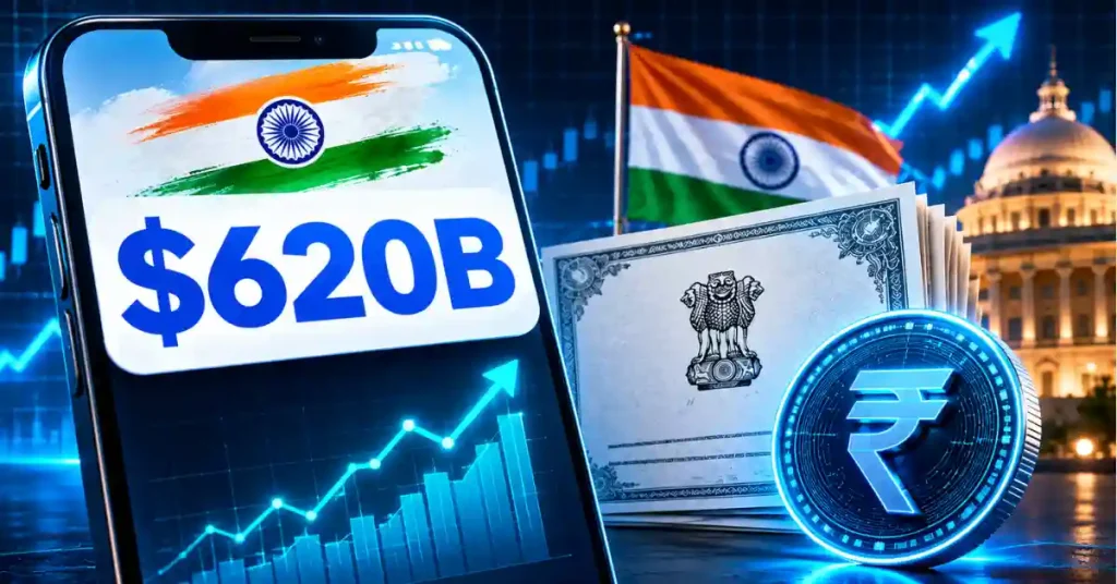 India Launches $620B Tokenized Bond Experiment Using Digital Rupee