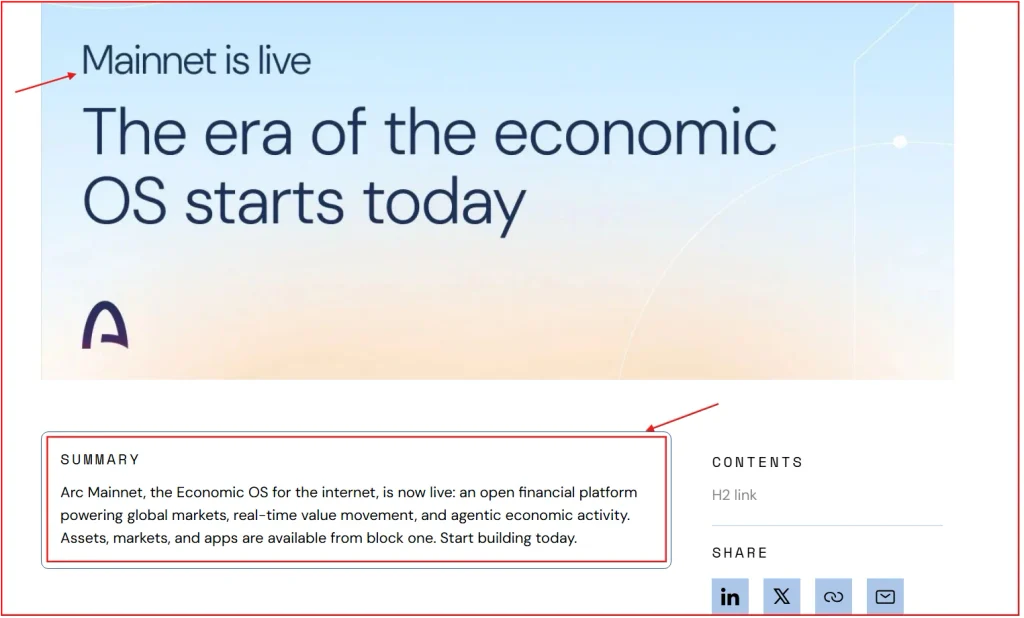 Arc Mainnet Launch Brings 10B ARC Mint Into Focus