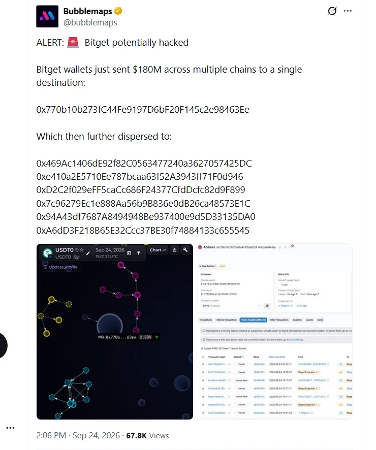 Bitget Hack Details: How Fraudulent Approvals Enabled $387M Theft
