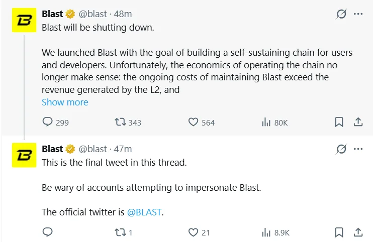 Why Did Blast Decide to Wind Down Its L2?
