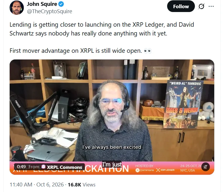 XRP Lending Debate Heats Up Before Native Tools Launch
