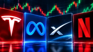 Tesla, Meta, SPCX and NFLX stock results
